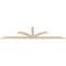 Ekena Millwork Richland Smooth Timber Gable Bracket, Douglas Fir, 96"W x 24"H x 1 1/2"D x 3 1/2"F, 6/12 Pitch GBW096X24X0204RIC00SDF - alternate 2